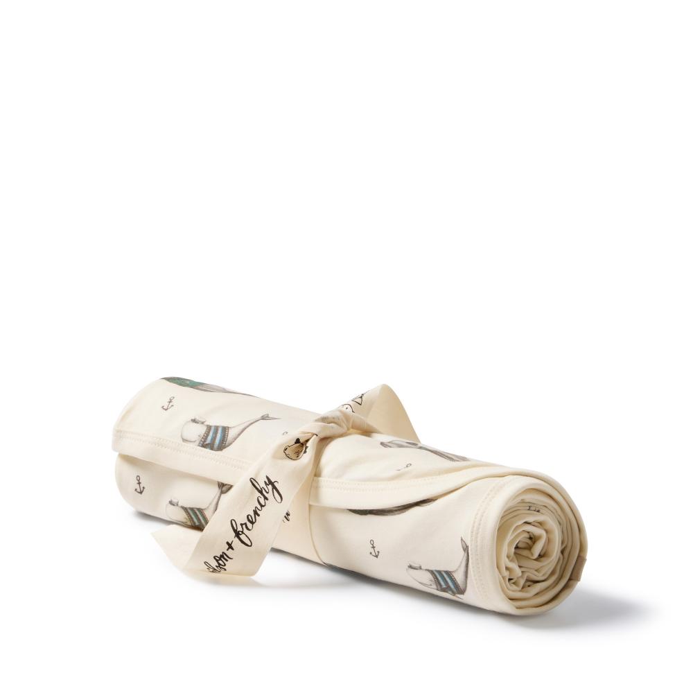 Wilson & Frenchy Organic Bunny Rug/Swaddle Blanket