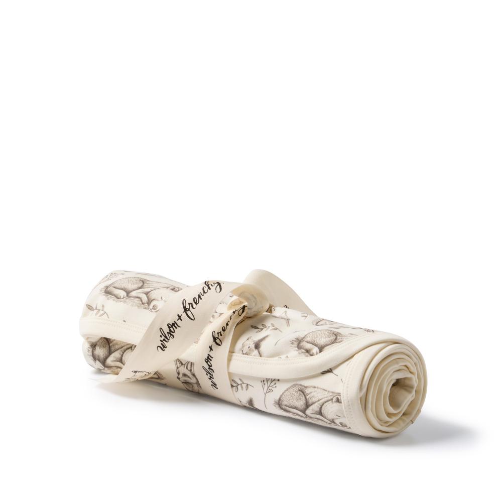 Wilson & Frenchy Organic Bunny Rug/Swaddle Blanket