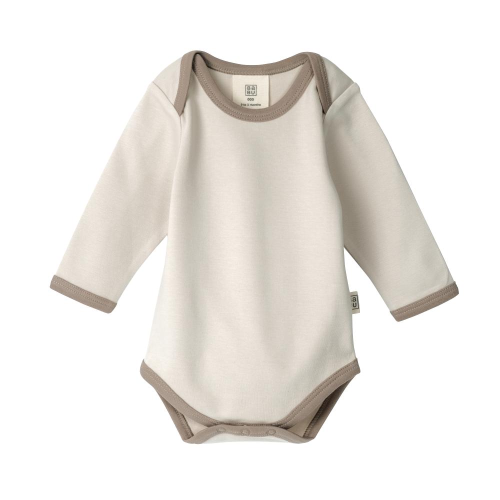 Babu Organic Cotton Long Sleeve Bodysuit