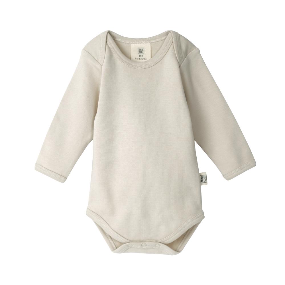 Babu Organic Cotton Long Sleeve Bodysuit