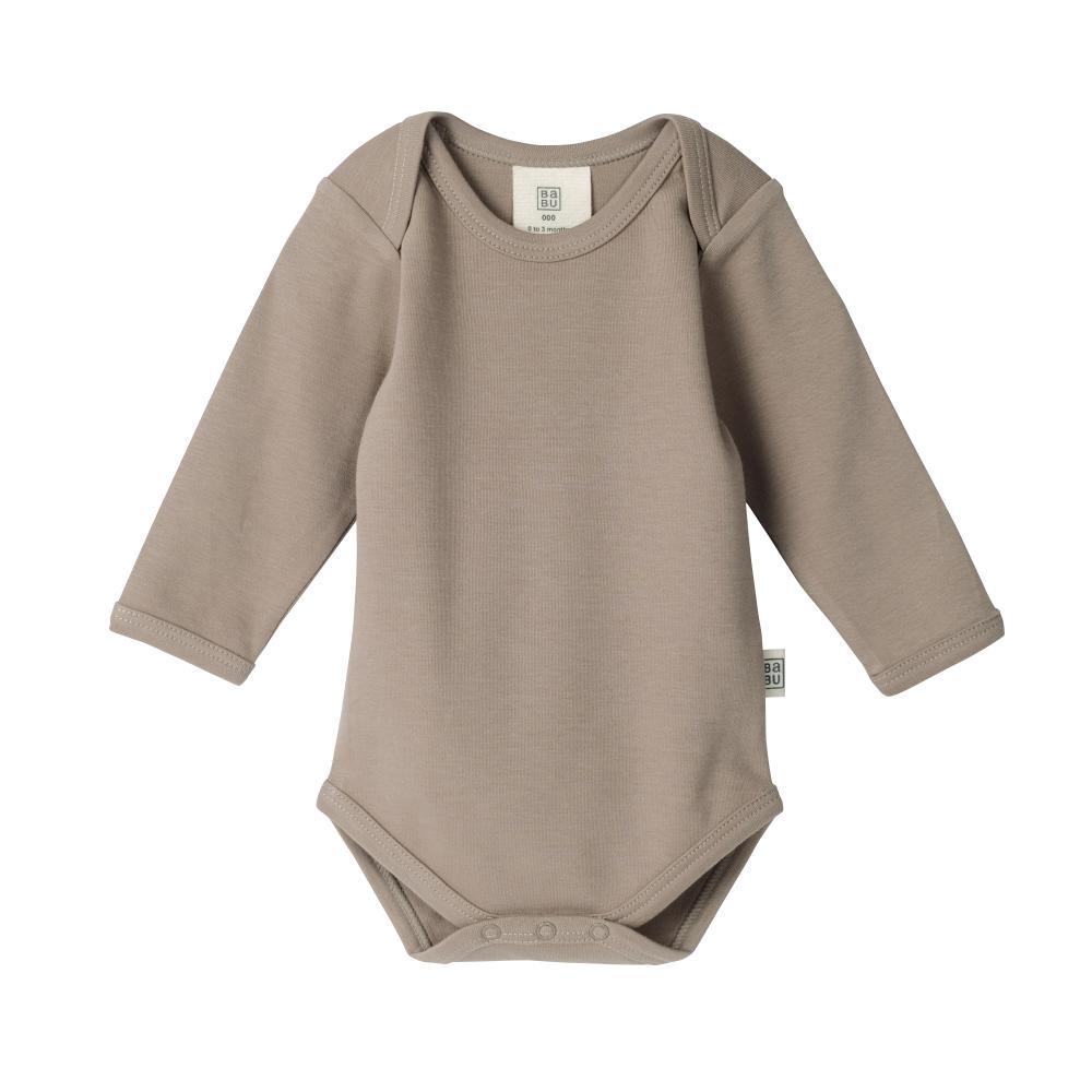 Babu Organic Cotton Long Sleeve Bodysuit