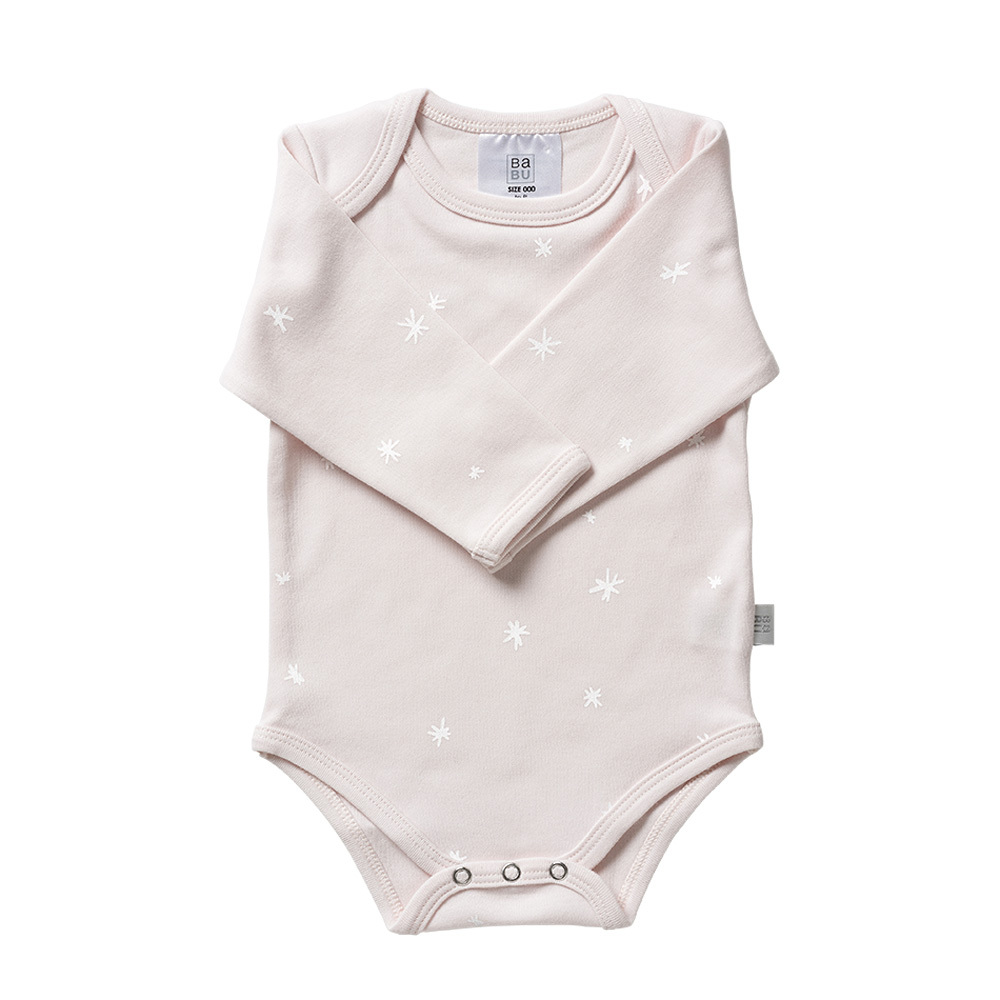 Babu Organic Cotton Long Sleeve Bodysuit