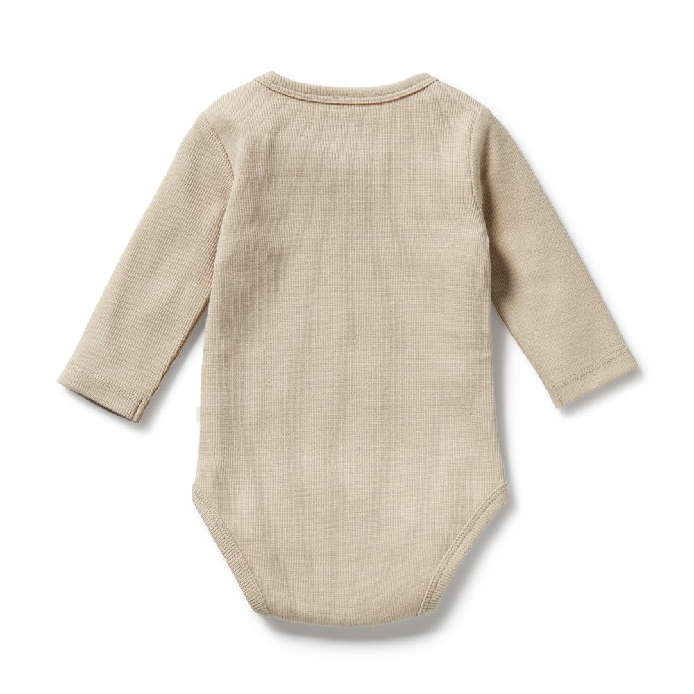 Wilson & Frenchy Organic Rib Long Sleeved Bodysuit