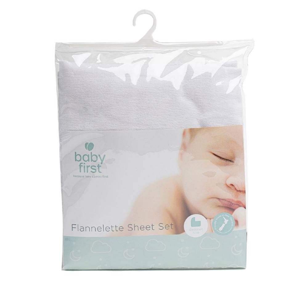Baby First Flannelette Sheet Set