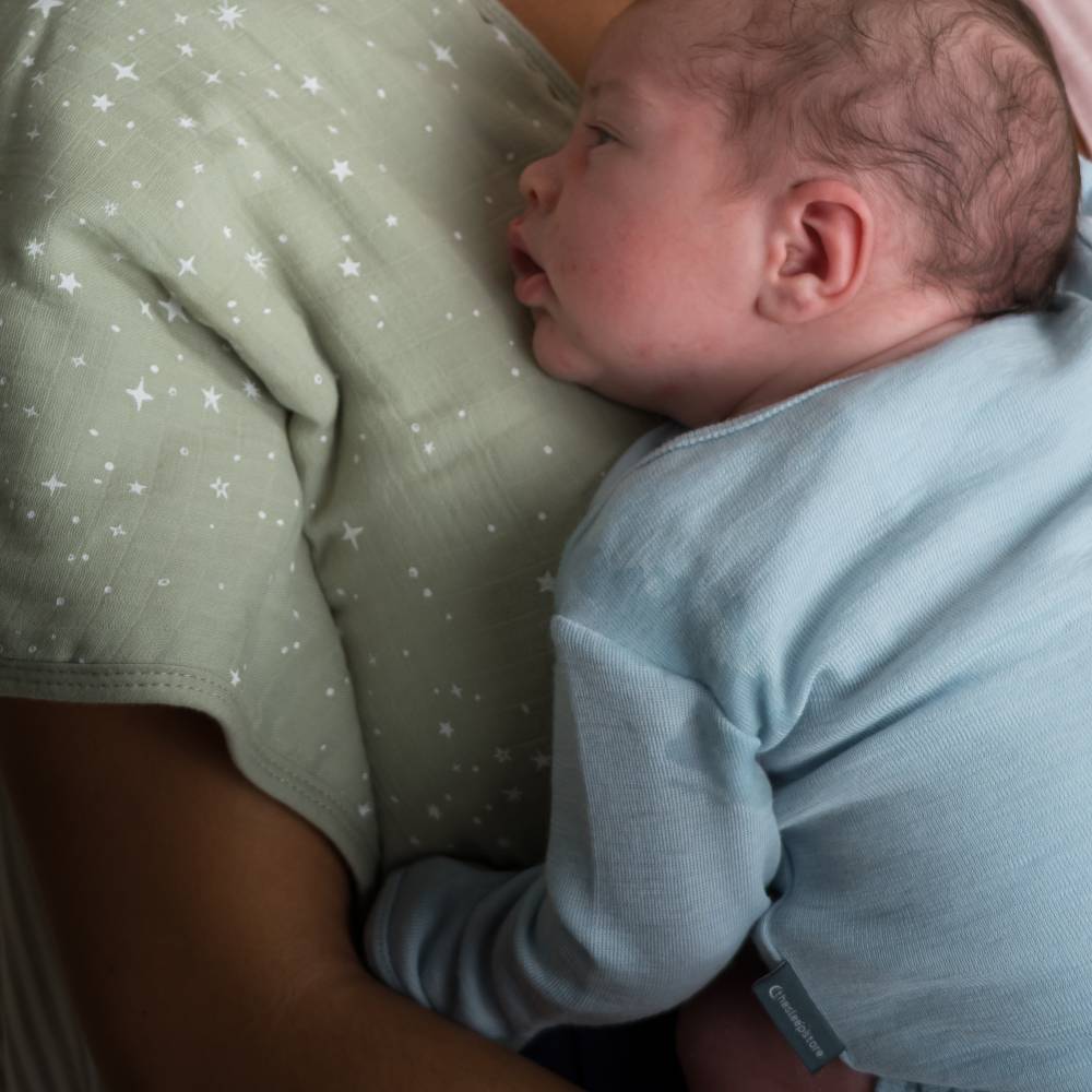 The Sleep Store Deluxe Merino Rib Long Sleeve Bodysuit