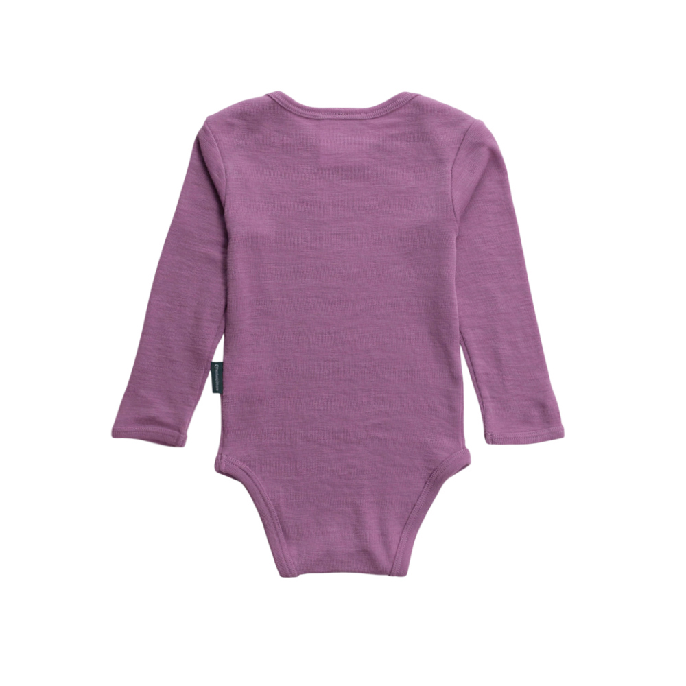 The Sleep Store Deluxe Australian Merino Rib Long Sleeve Bodysuit - 2025 Clearance