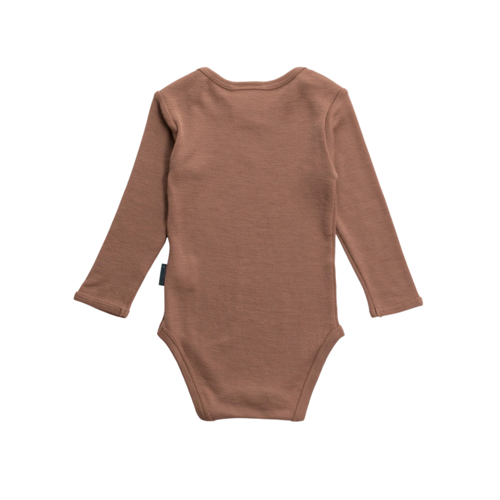 The Sleep Store Deluxe Australian Merino Rib Long Sleeve Bodysuit - 2025 Clearance