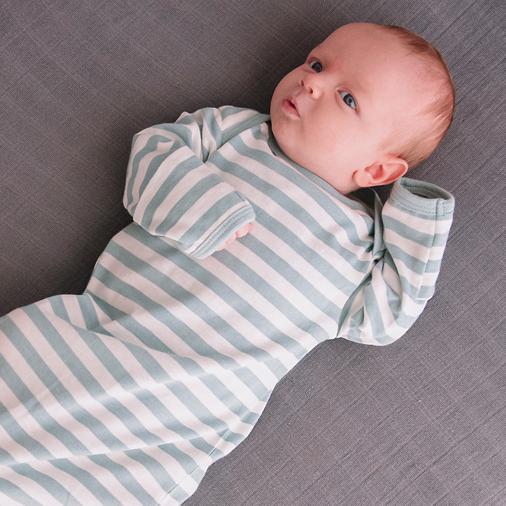 Woolbabe Merino/Organic Cotton Gown