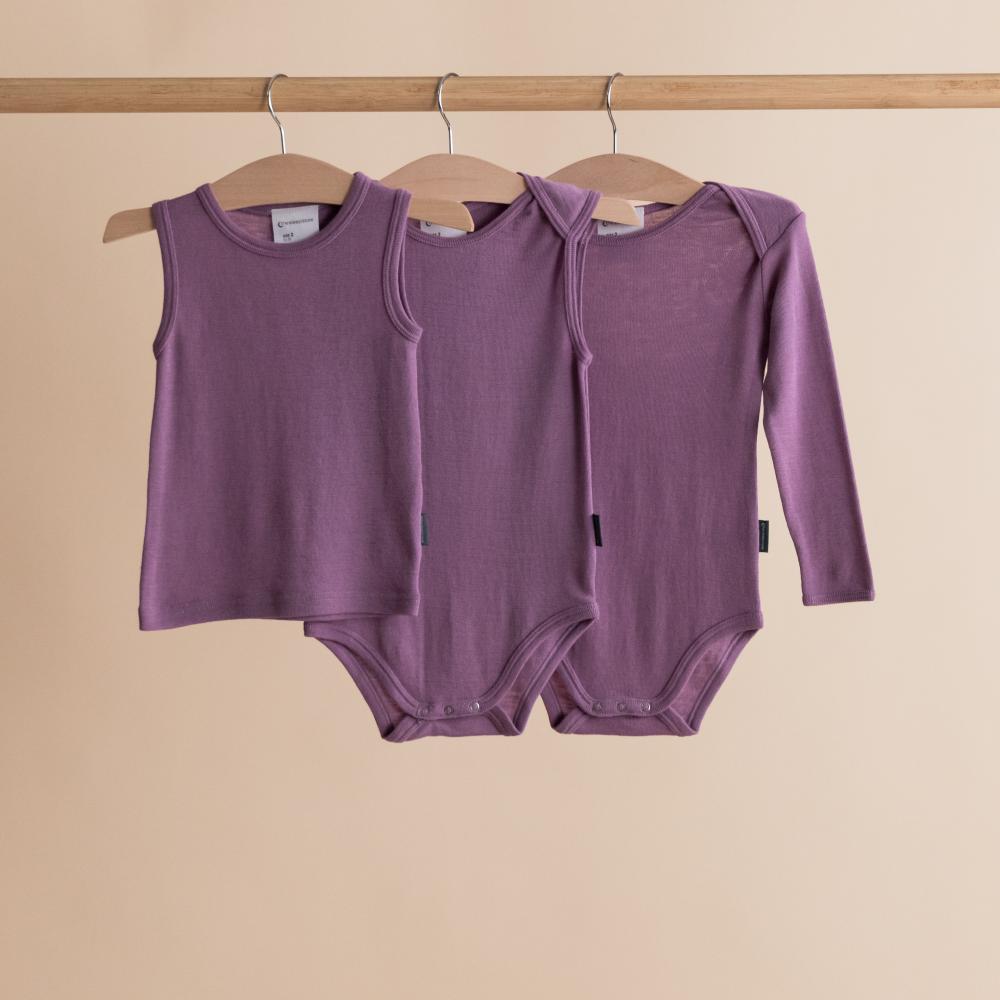 The Sleep Store Deluxe Merino Rib Kids Singlet