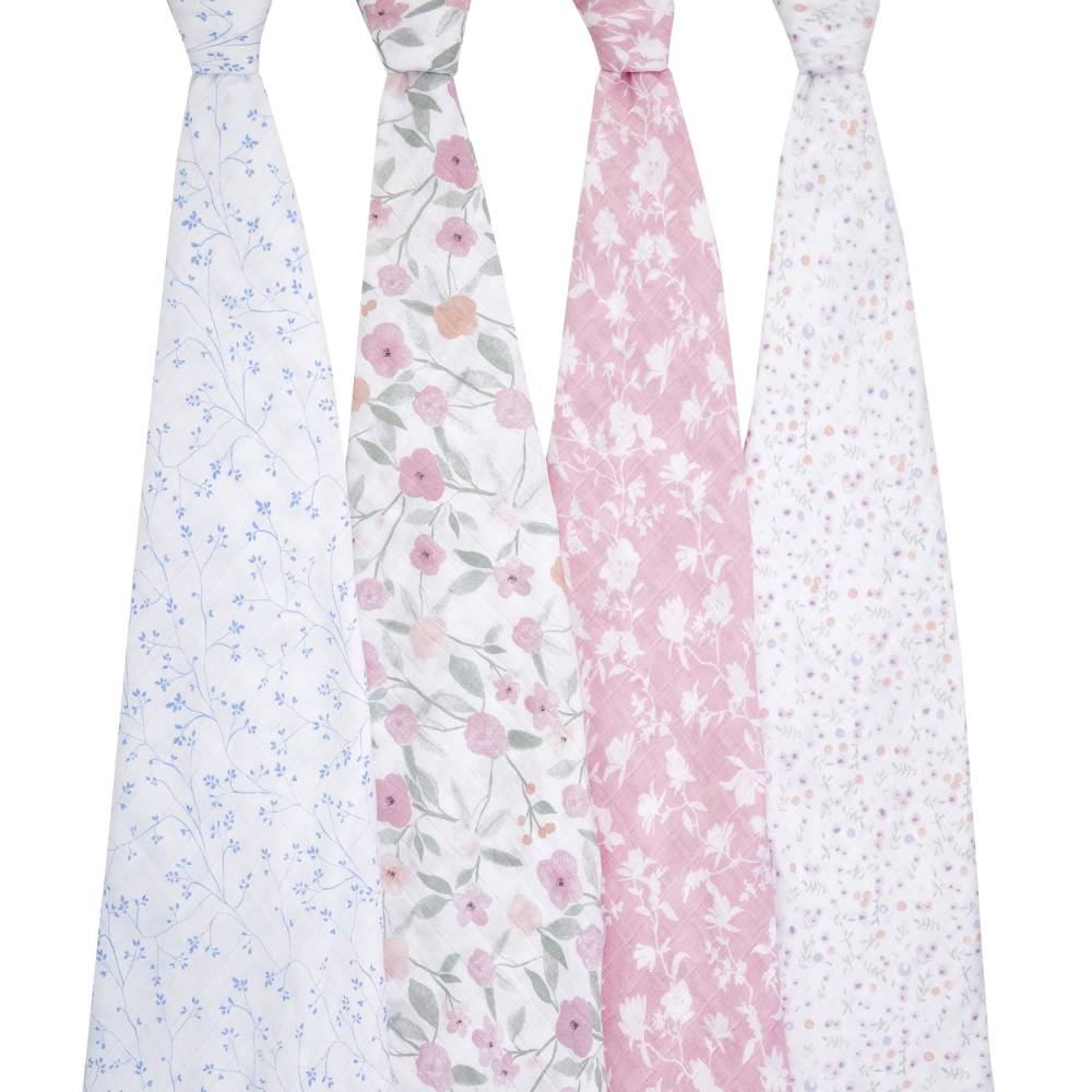Aden & Anais 4pk Classic Muslin Swaddles