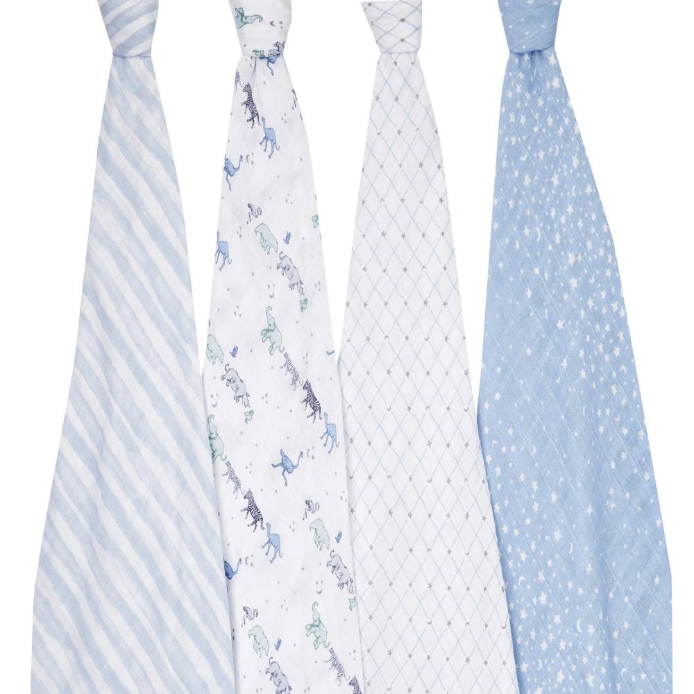 Aden & Anais 4pk Classic Muslin Swaddles