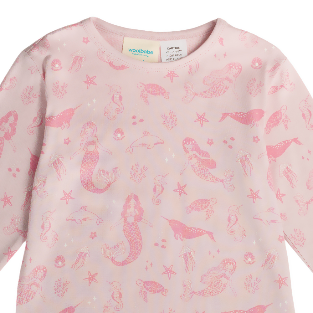 Woolbabe Merino/Organic Cotton Winter Pyjamas 1-8 years