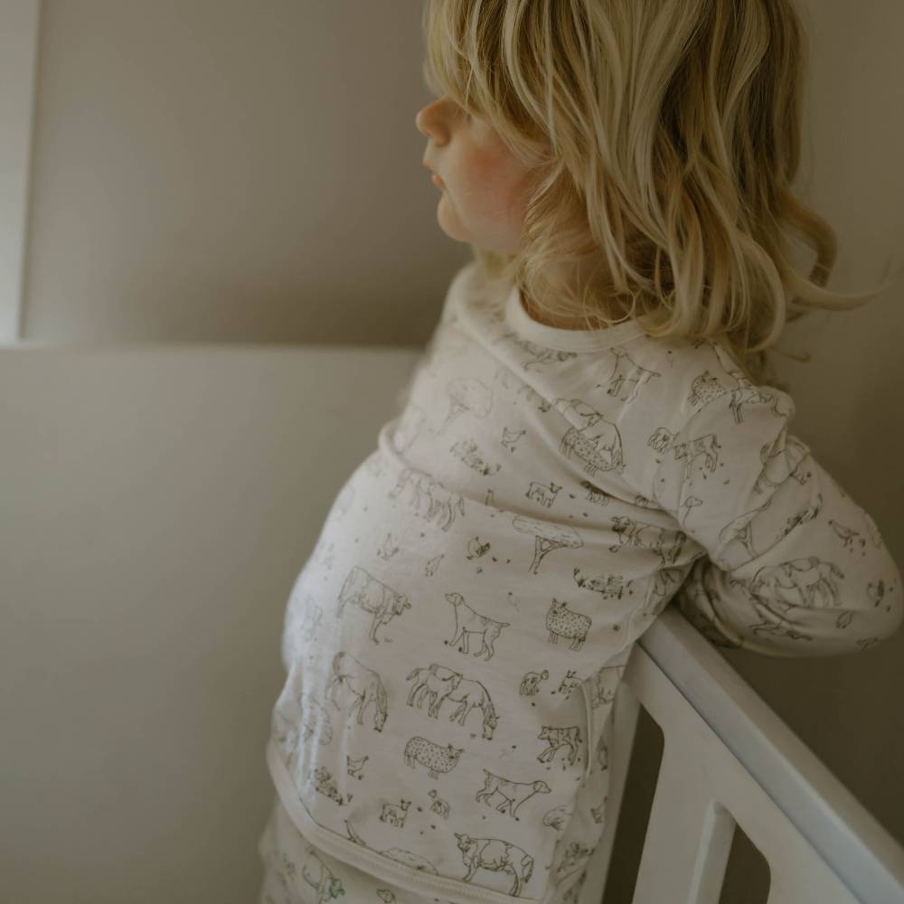 Woolbabe Merino/Organic Cotton Winter Pyjamas 1-8 years