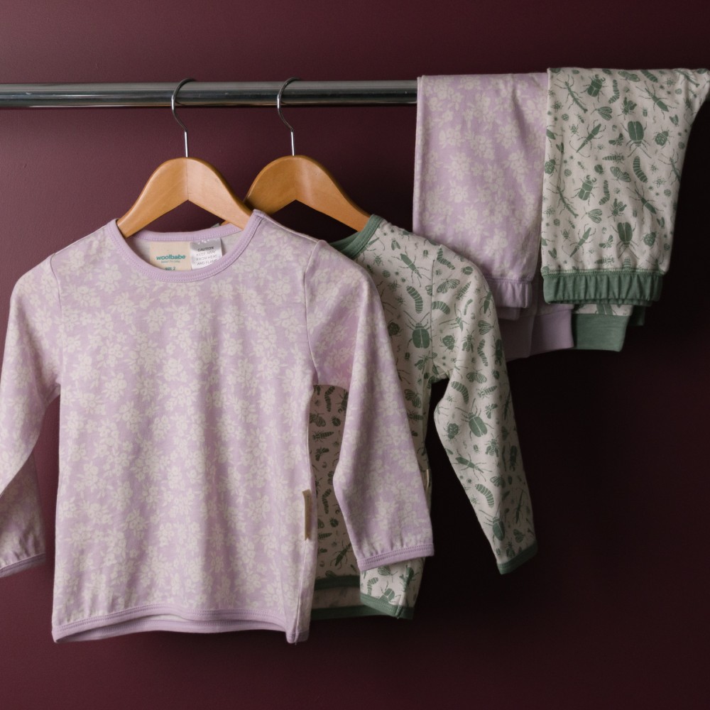 Woolbabe Merino/Organic Cotton Winter Pyjamas