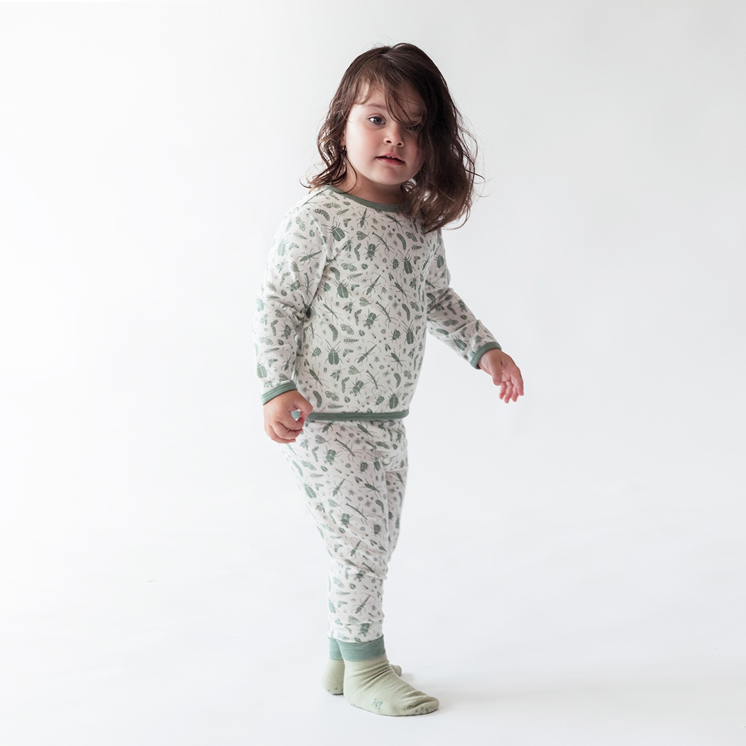 Woolbabe Merino/Organic Cotton Winter Pyjamas