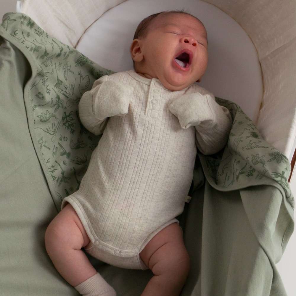 Woolbabe Merino/Organic Cotton Swaddle/Blanket