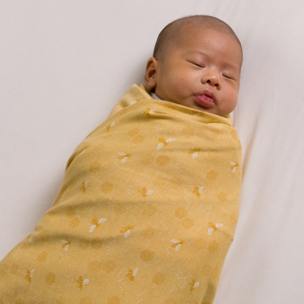Woolbabe Merino/Organic Cotton Swaddle/Blanket