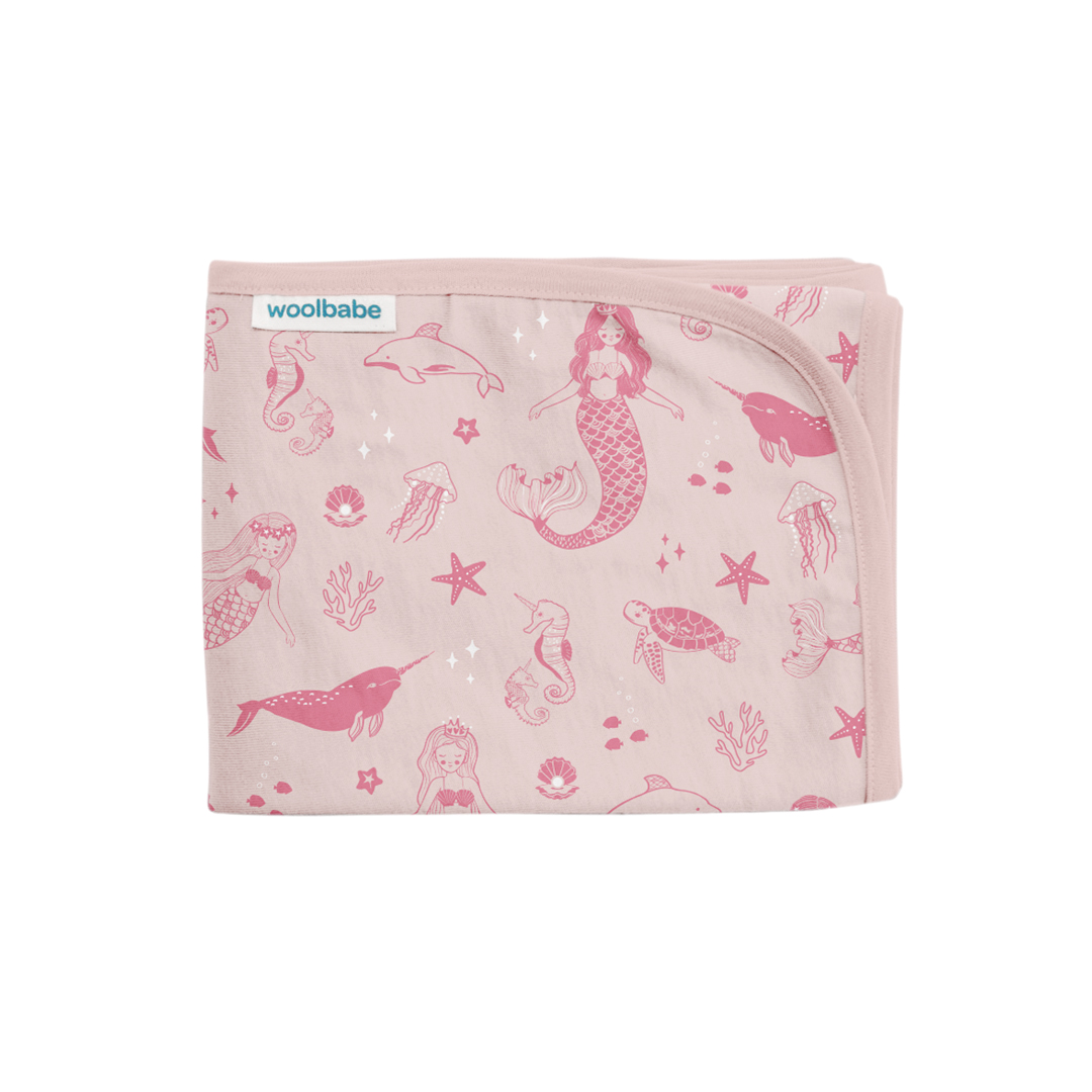 Woolbabe Merino/Organic Cotton Swaddle/Blanket