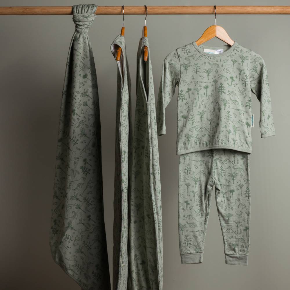 Woolbabe Merino/Organic Cotton Swaddle/Blanket