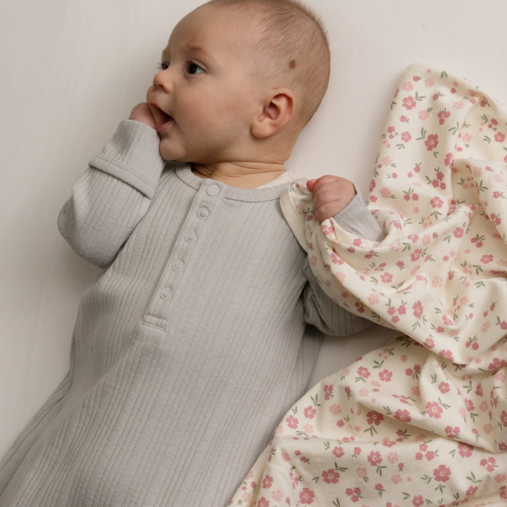 Woolbabe Merino/Organic Cotton Swaddle/Blanket