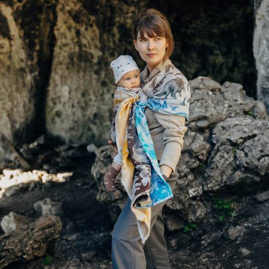 Lenny Lamb Ring Sling - Jacquard