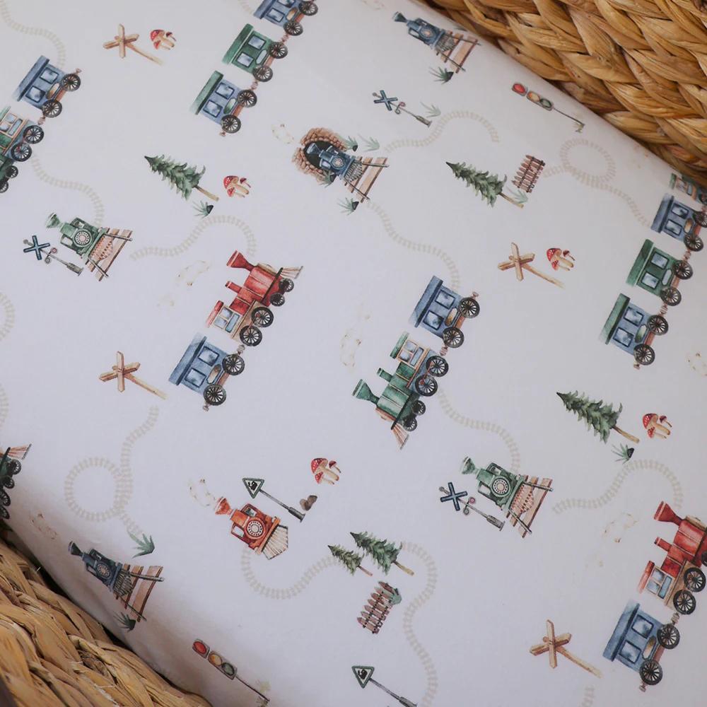 Snuggle Hunny Kids Fitted Bassinet Sheet / Change Pad Cover - 80 x 48cm