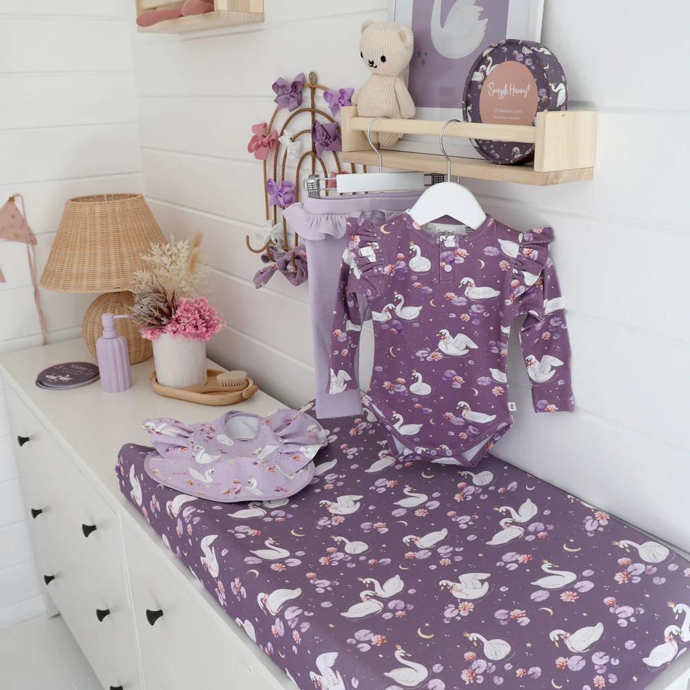 Snuggle Hunny Kids Fitted Bassinet Sheet / Change Pad Cover - 80 x 48cm