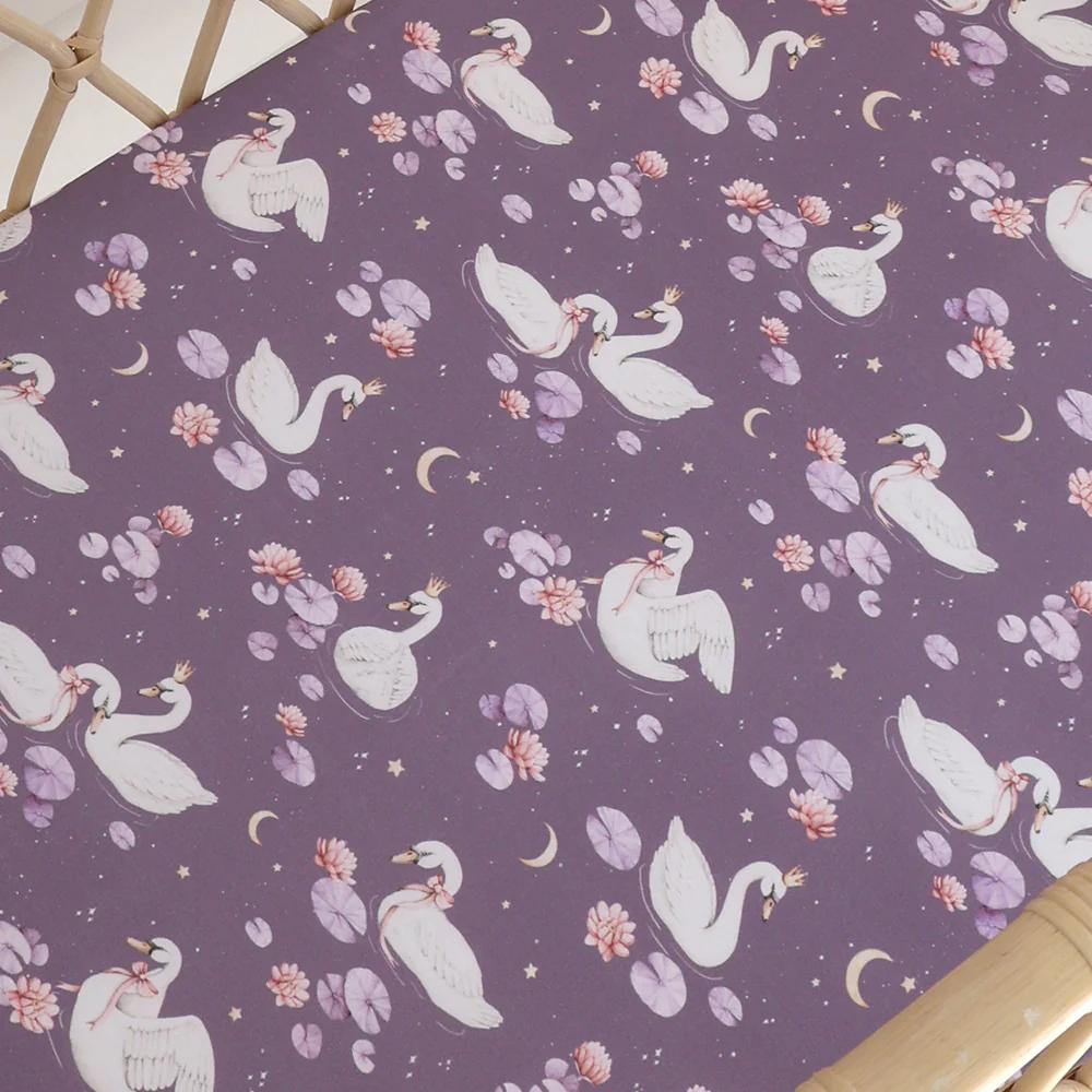 Snuggle Hunny Kids Fitted Bassinet Sheet / Change Pad Cover - 80 x 48cm
