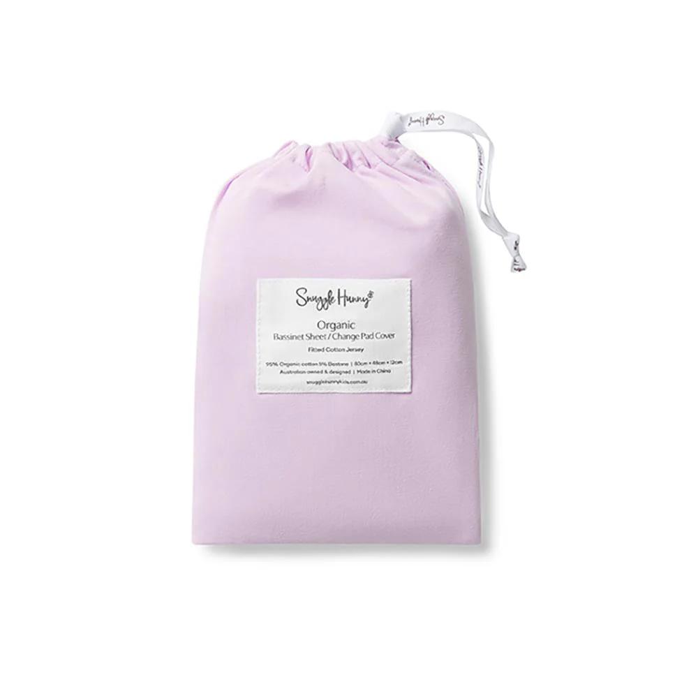 Snuggle Hunny Kids Fitted Bassinet Sheet / Change Pad Cover - 80 x 48cm