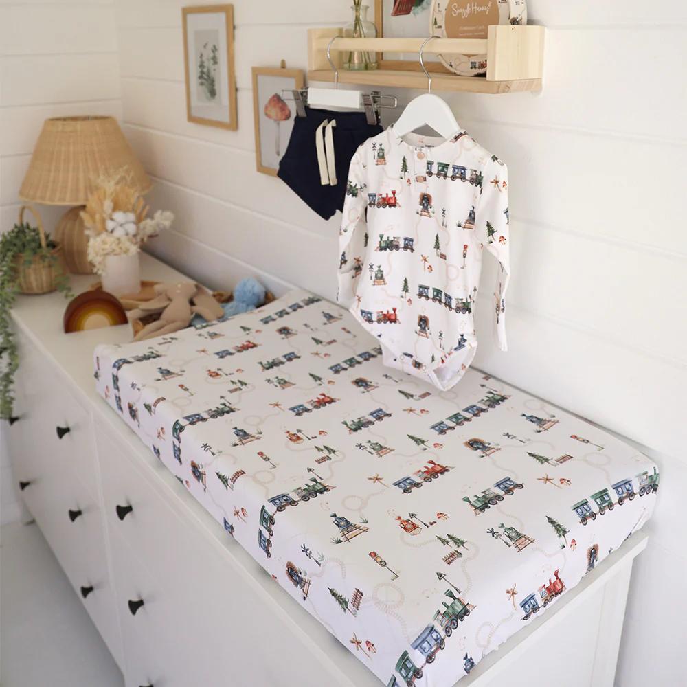 Snuggle Hunny Kids Fitted Bassinet Sheet / Change Pad Cover - 80 x 48cm Snuggle Hunny Kids Fitted Bassinet Sheet / Change Pad Cover - 80 x 48cm