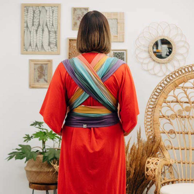 Lenny Lamb Broken Twill Woven Wrap