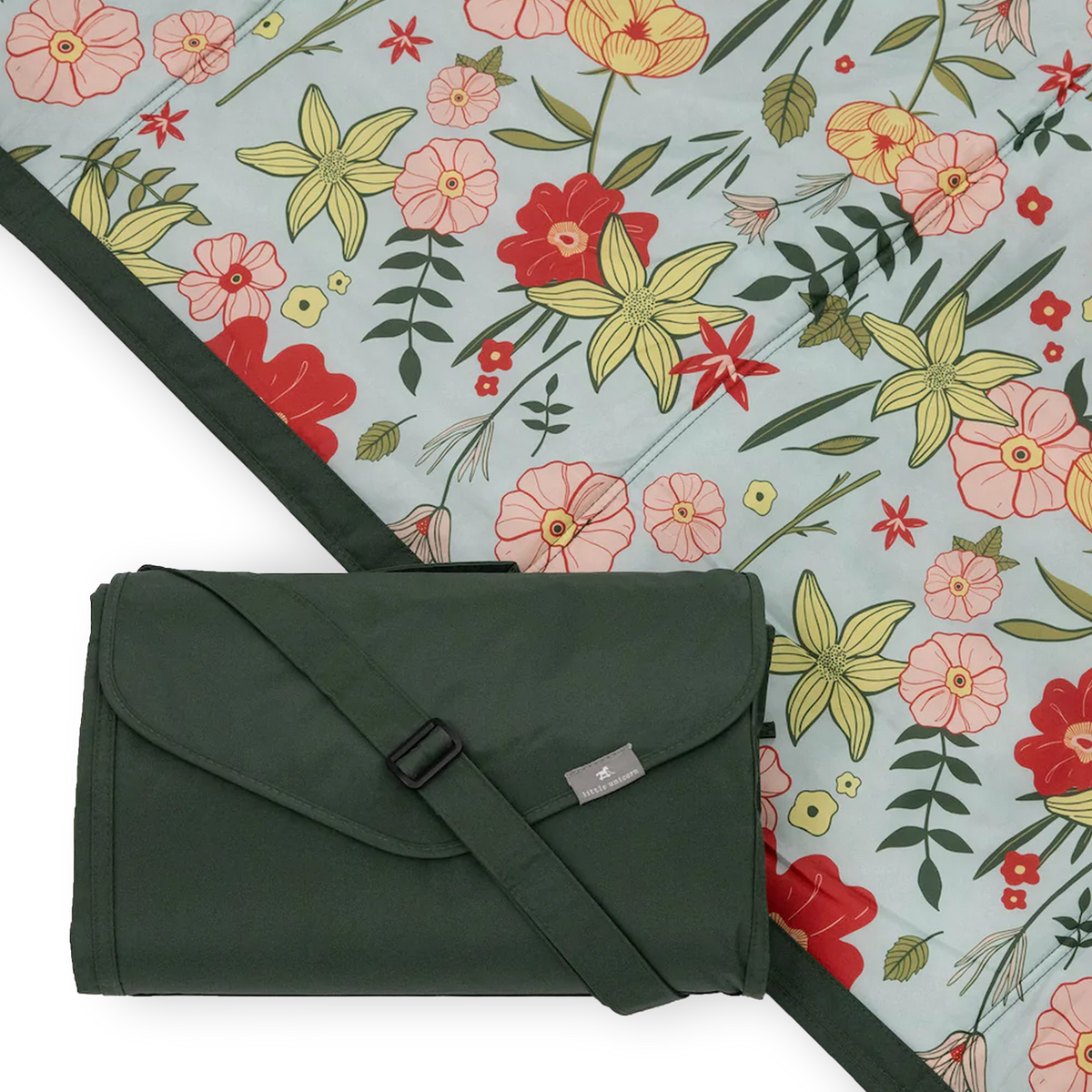 Little Unicorn - Outdoor Picnic Blanket - 5 x 5 (ft) - Clearance