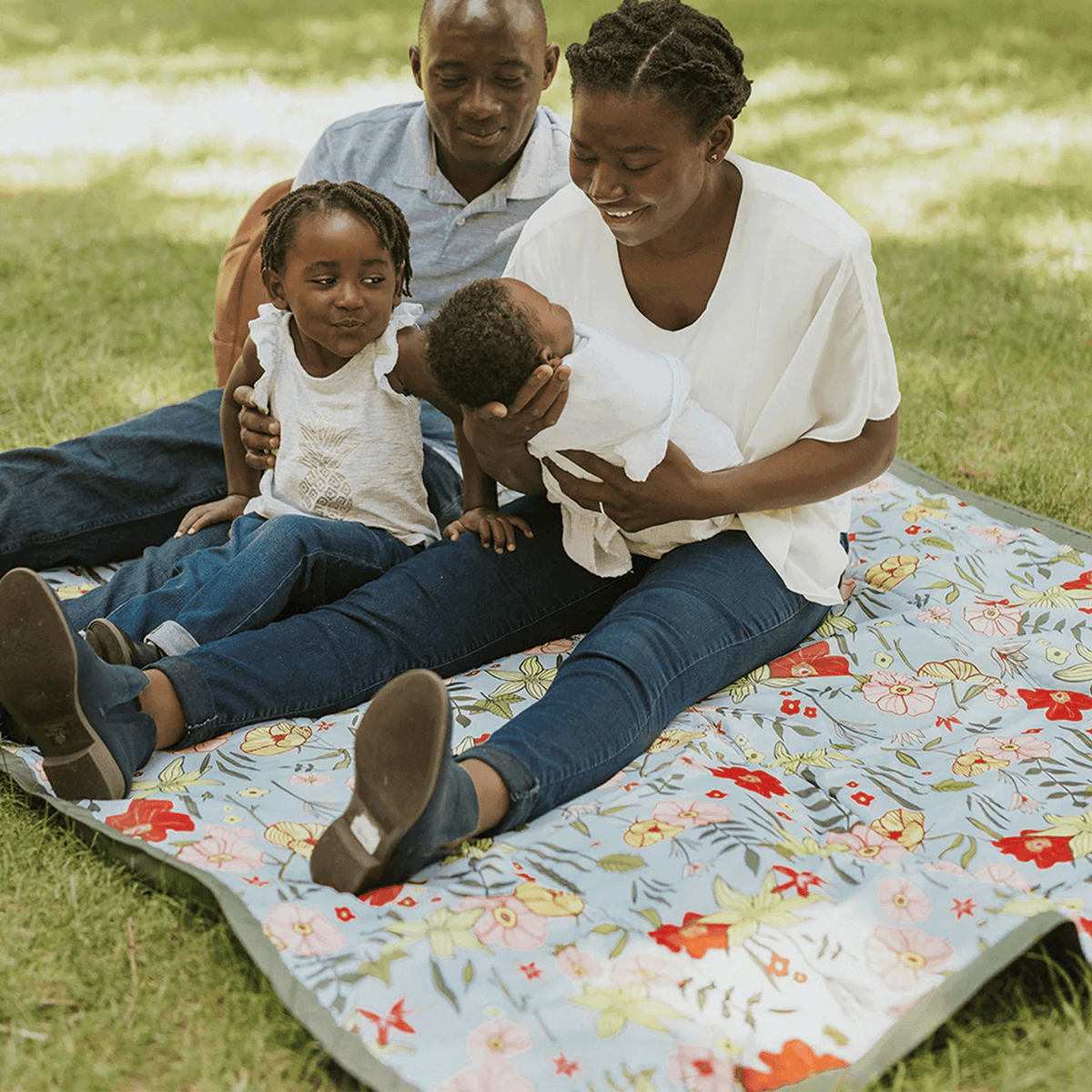 Little Unicorn - Outdoor Picnic Blanket - 5 x 5 (ft) - Clearance