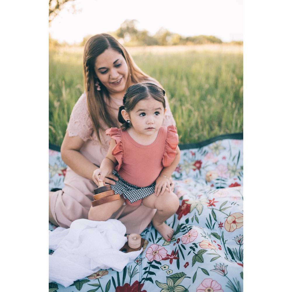 Little Unicorn - Outdoor Picnic Blanket - 5 x 5 (ft)