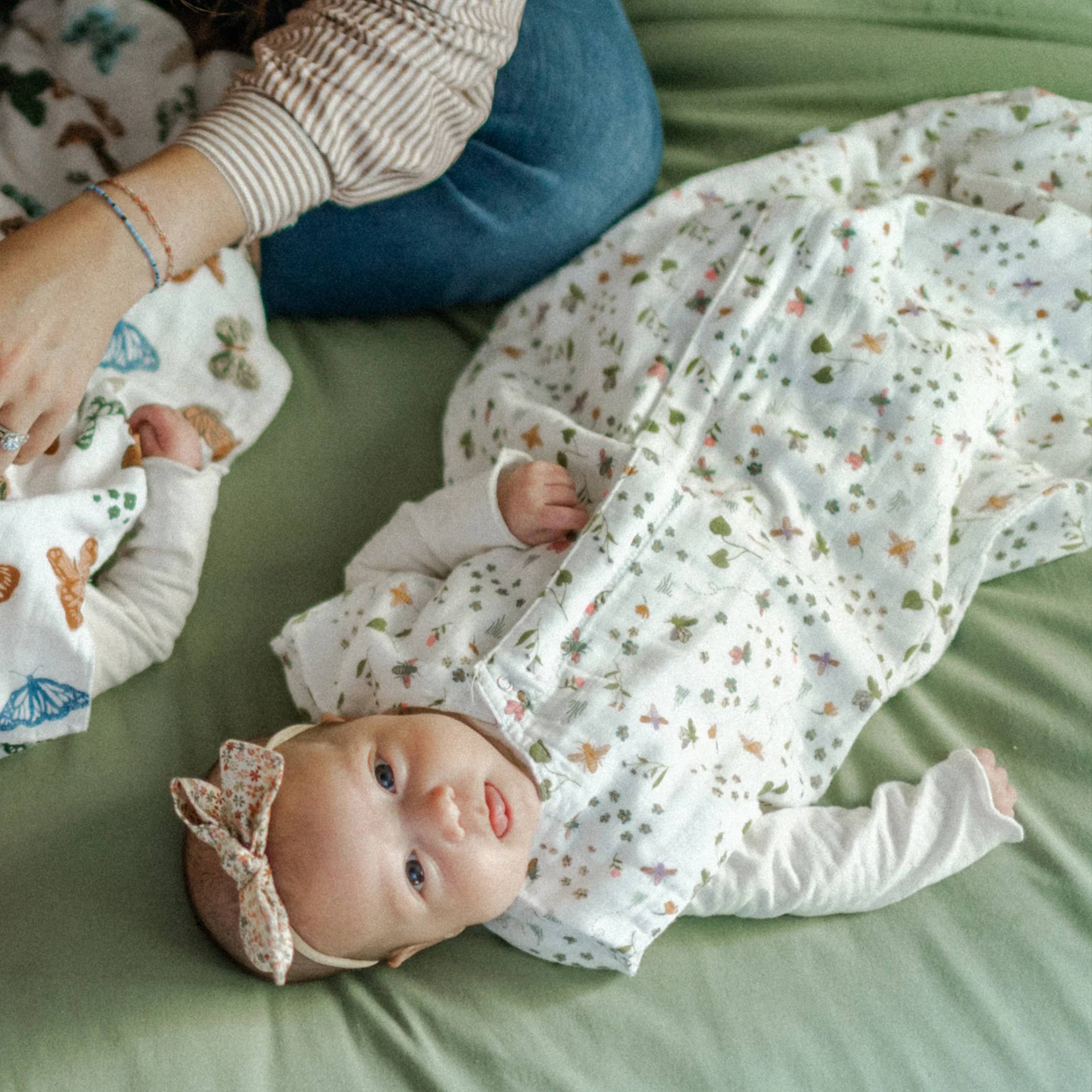 Little Unicorn - Cotton Muslin Sleeping Bag 1.0 tog