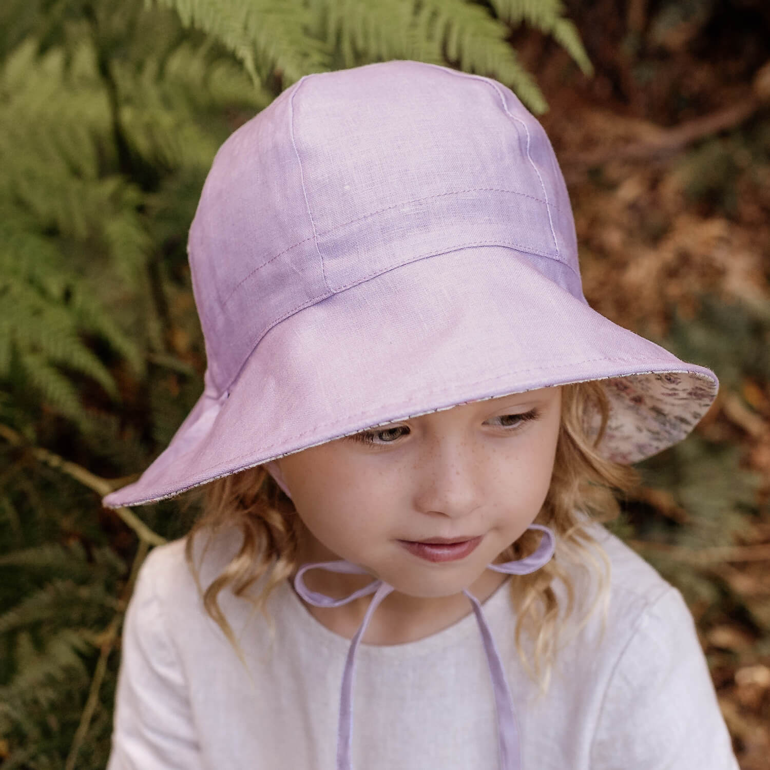 Bedhead hats - 'Wanderer' Reversible Girl's Bucket Hat