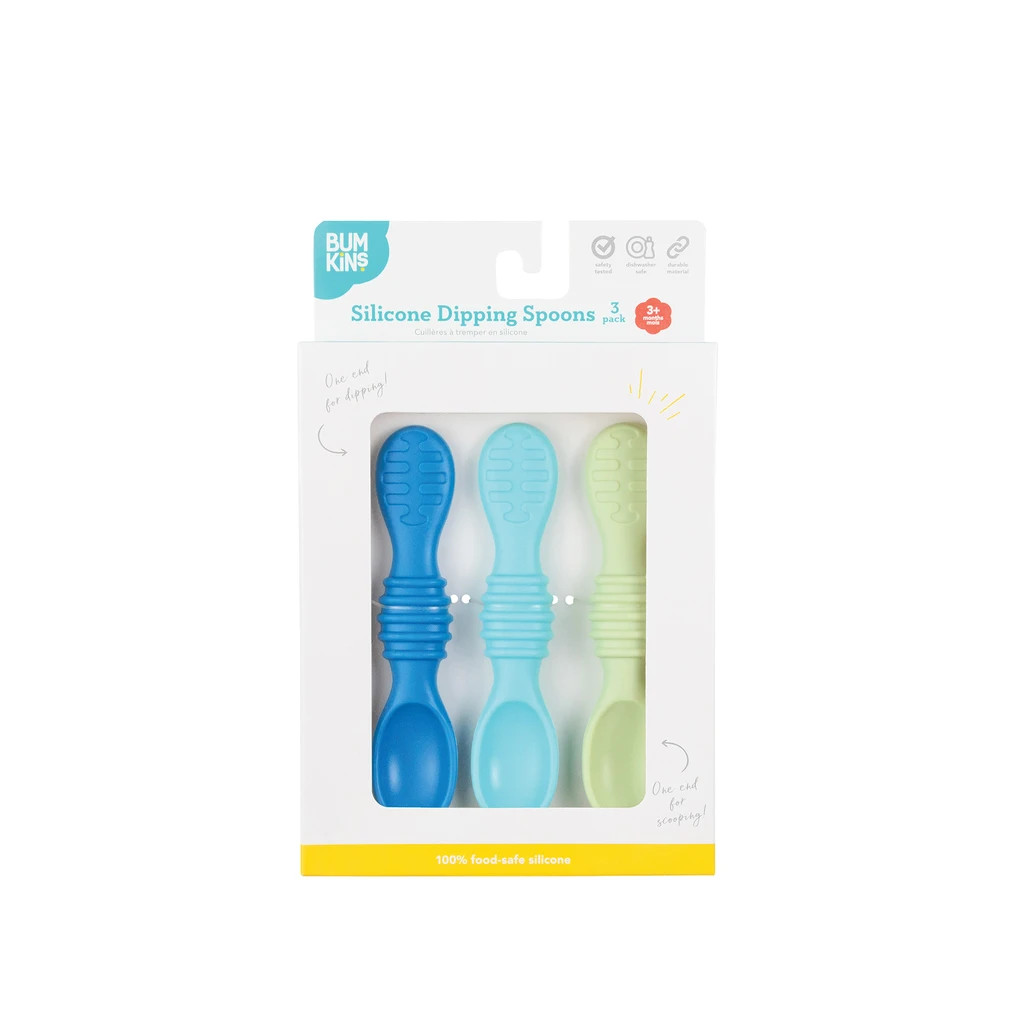 Bumkins Silicone Dipping Spoons 3pk