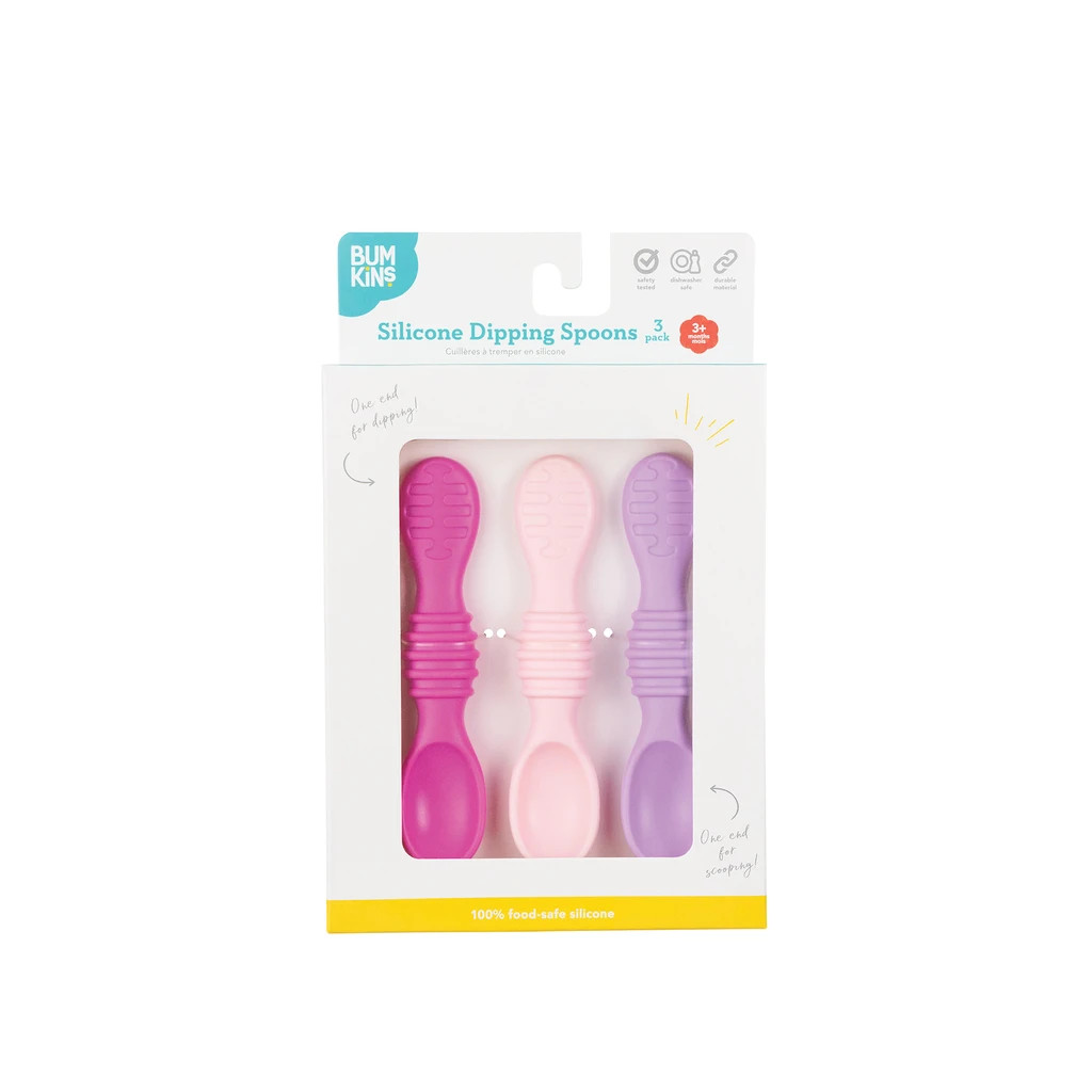 Bumkins Silicone Dipping Spoons 3pk