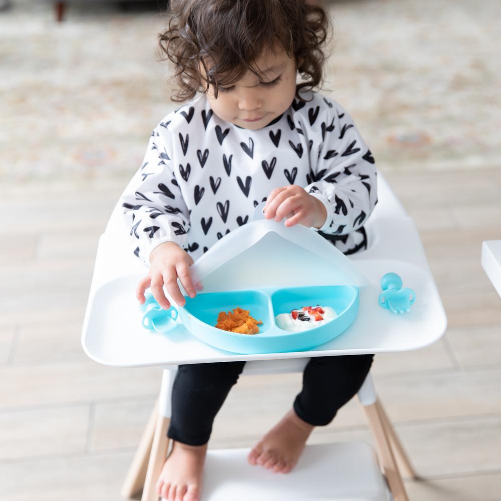 Bumkins Silicone Grip Dish + Lid