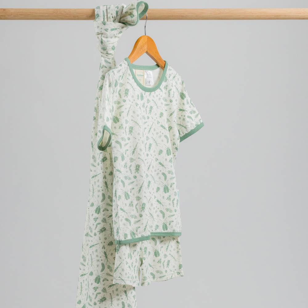 Woolbabe Merino/Organic Cotton Summer Pyjamas