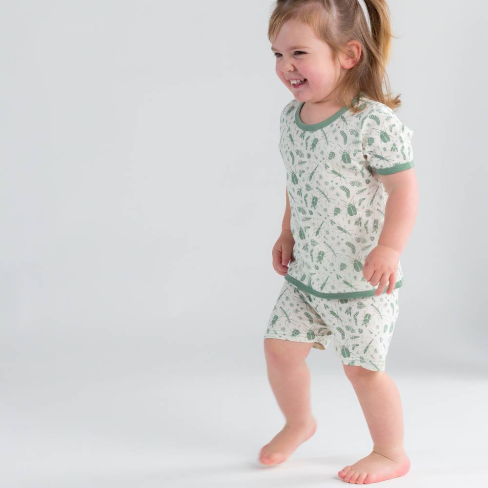 Woolbabe Merino/Organic Cotton Summer Pyjamas