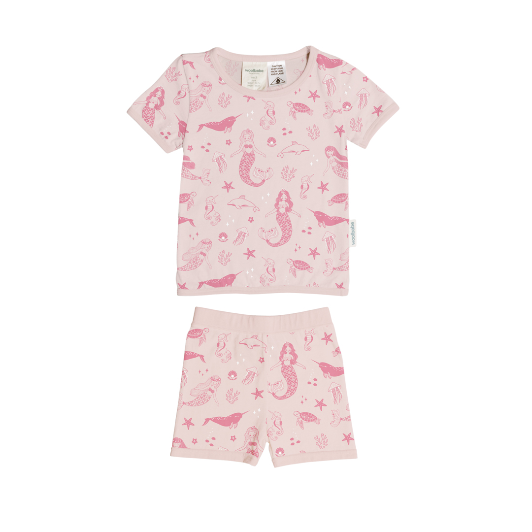 Woolbabe Merino/Organic Cotton Summer Pyjamas