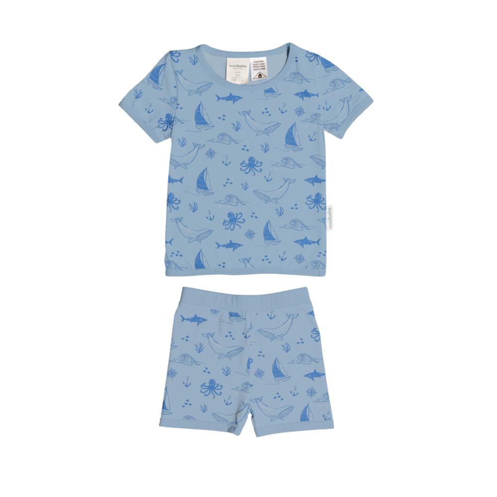 Woolbabe Merino/Organic Cotton Summer Pyjamas