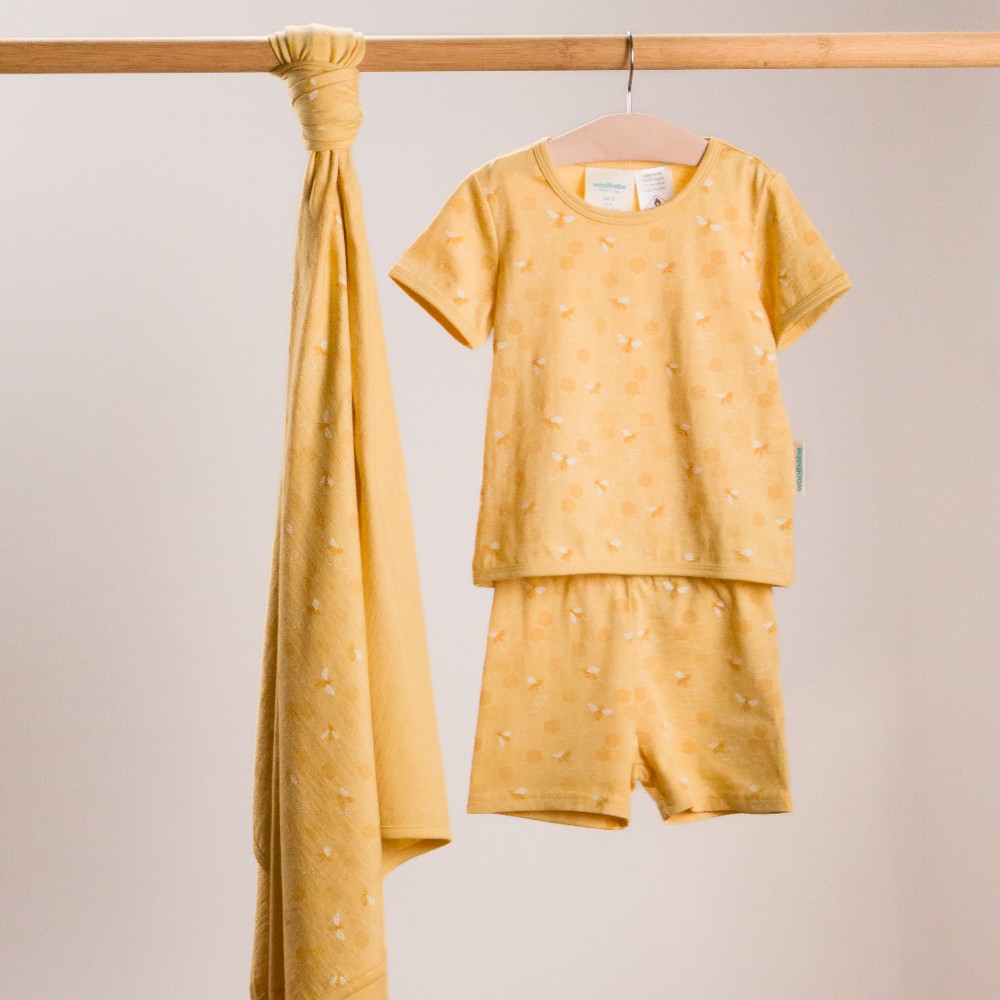 Woolbabe Merino/Organic Cotton Summer Pyjamas