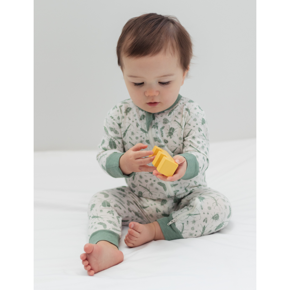 Woolbabe Merino/Organic Cotton PJ Suit - Discontinued Colours