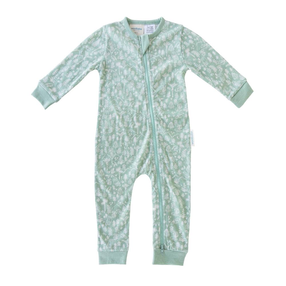 Woolbabe Merino/Organic Cotton PJ Suit - Discontinued Colours