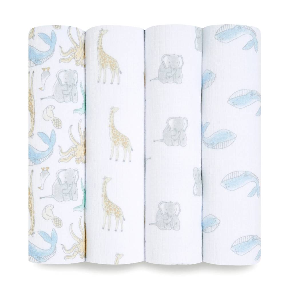 Aden + Anais Essentials Muslin Swaddles 4pk
