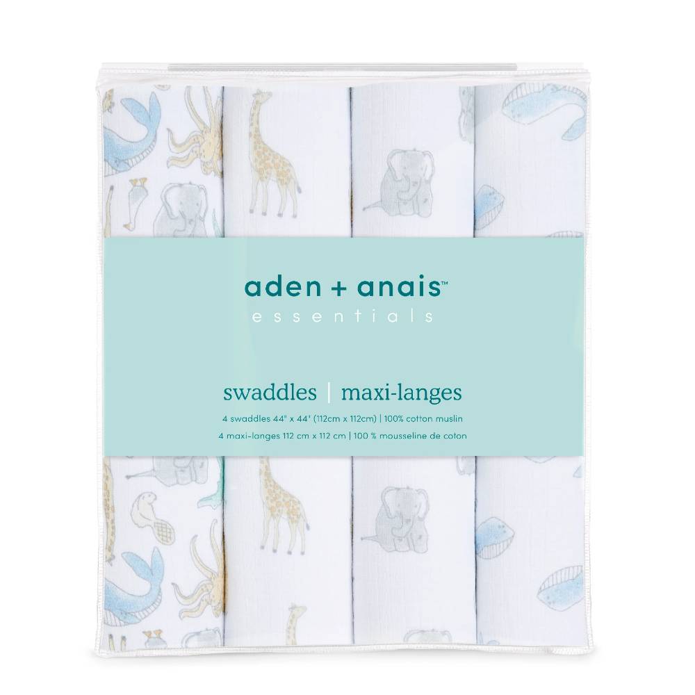 Aden + Anais Essentials Muslin Swaddles 4pk