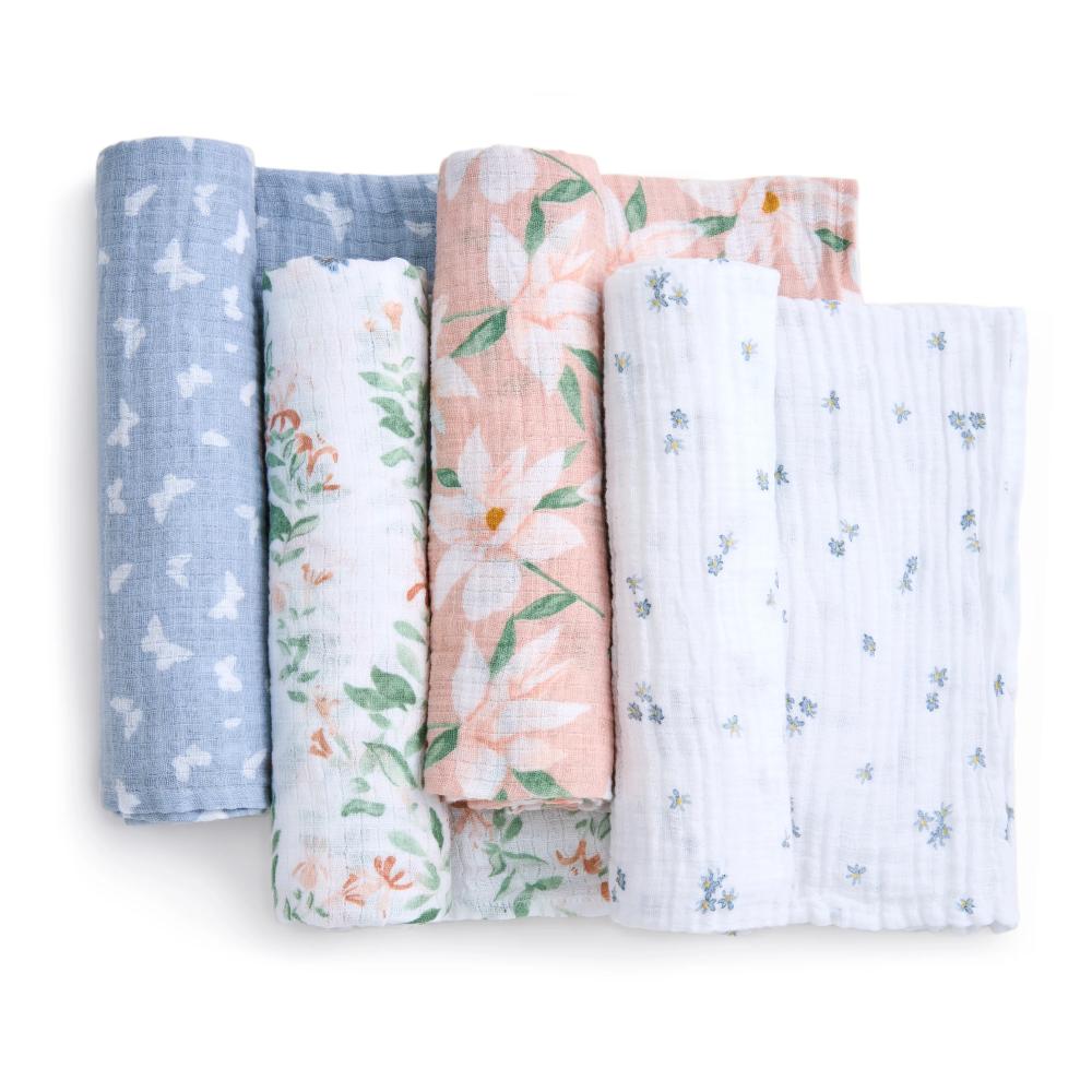 Aden + Anais Essentials Muslin Swaddles 4pk