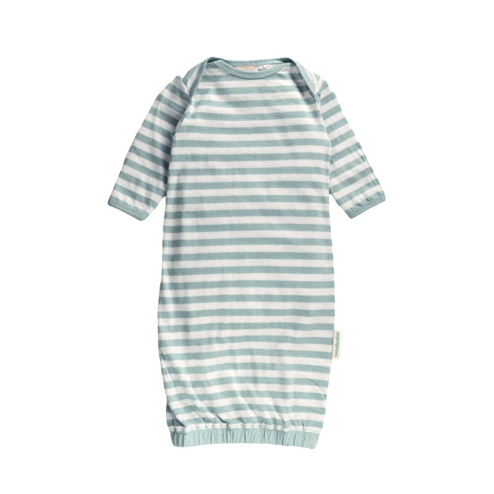 Woolbabe Merino/Organic Cotton Gown - Prem